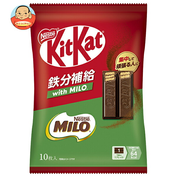 ネスレ日本 キットカット 鉄分補給 with MILO 10枚×14袋入