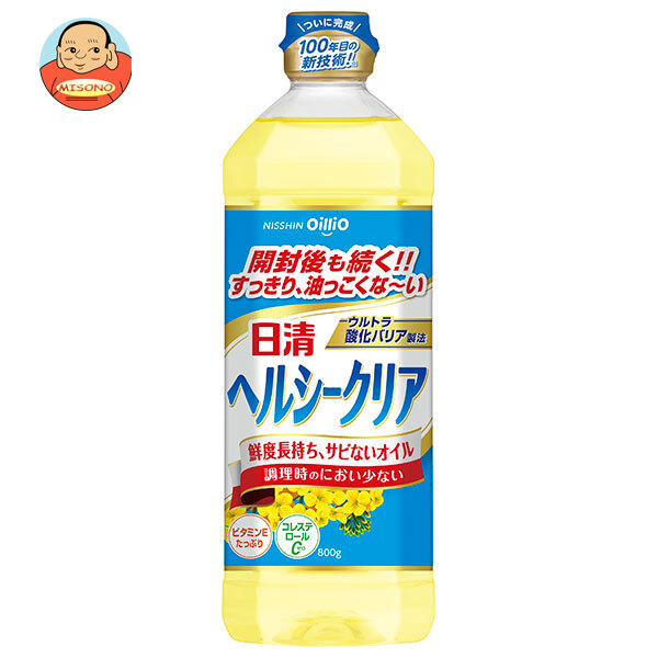 日清オイリオ 日清ヘルシークリア 800gペットボトル×8本入
