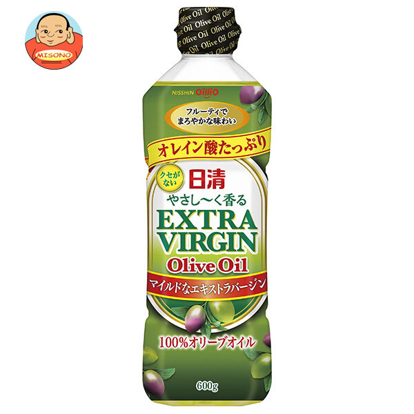 日清オイリオ 日清やさし~く香るエキストラバージンオリーブオイル 600gペットボトル×10本入