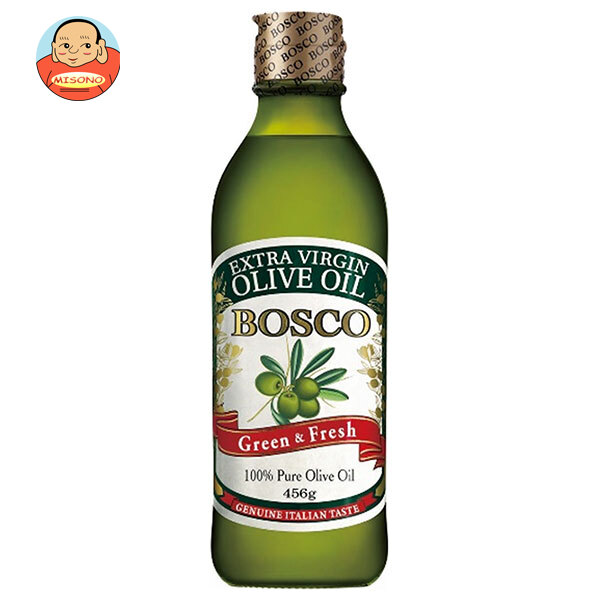 日清オイリオ BOSCO(ボスコ) エキストラバージンオリーブオイル 456g瓶×12本入