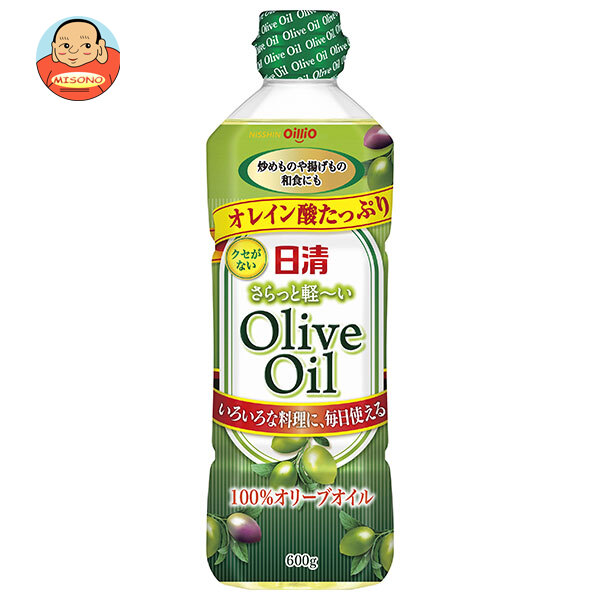 日清オイリオ 日清さらっと軽~いオリーブオイル 600gペットボトル×10本入