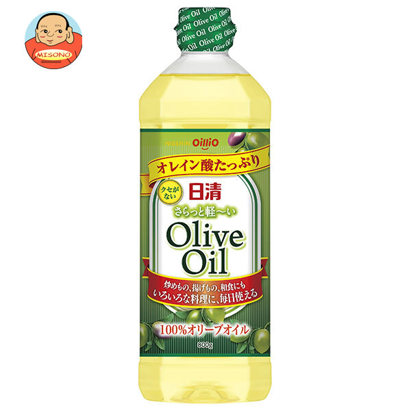 日清オイリオ 日清さらっと軽~いオリーブオイル 800gペットボトル×8本入