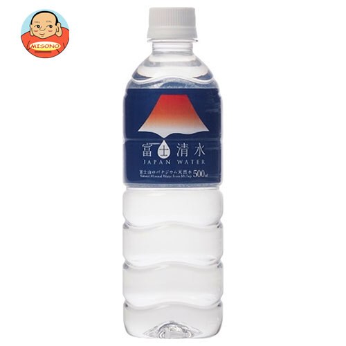 ミツウロコ 富士清水 JAPAN WATER 500mlPET×24本入