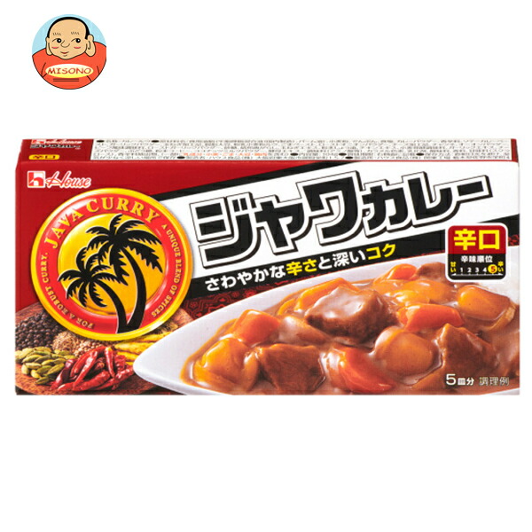 ハウス食品 ジャワカレー 辛口 104g×10個入