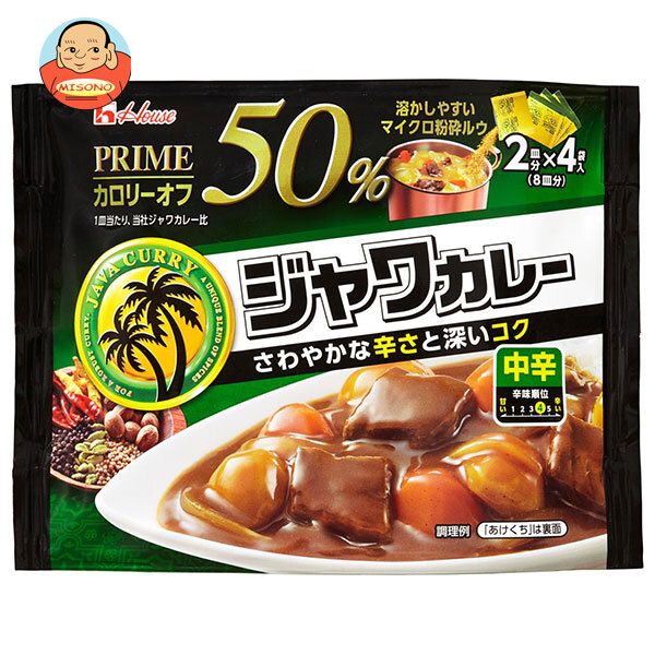 ハウス食品 プライム ジャワカレー 中辛 112g×6個入