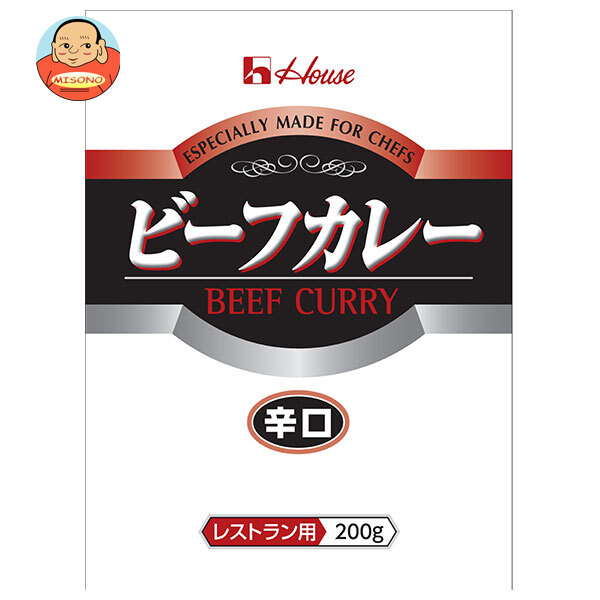 ハウス食品 ビーフカレー 辛口 (レストラン用) 200g×30袋入