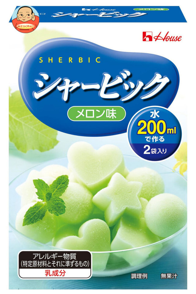 ハウス食品 シャービック メロン 86g×10箱入