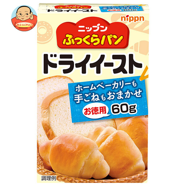 ニップン ふっくらパン ドライイースト(お徳用) 60g×6袋入