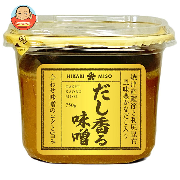 ひかり味噌 だし香る味噌 750g×6個入