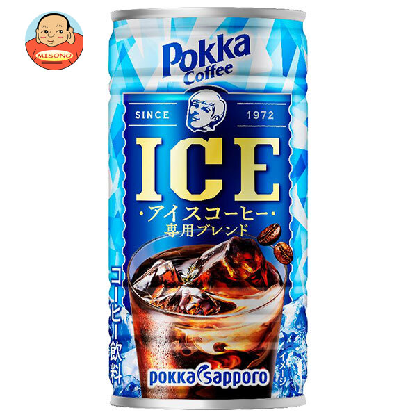 ポッカサッポロ ポッカコーヒー アイス 185g缶×30本入