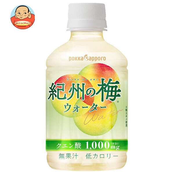 ポッカサッポロ 紀州の梅ウォーター 270mlペットボトル×24本入