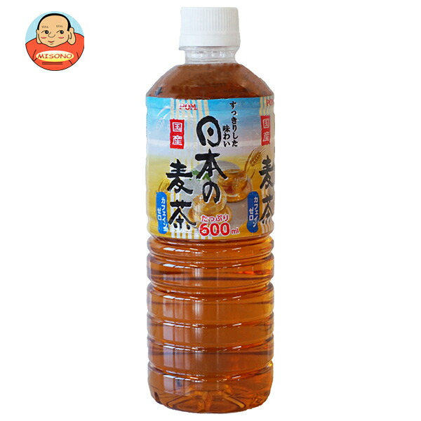 えひめ飲料 POM(ポン) 日本の麦茶 600mlペットボトル×24本入