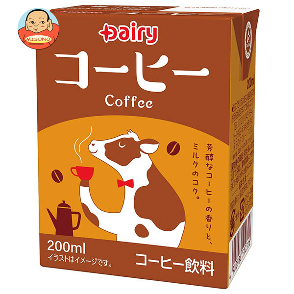 南日本酪農協同 デーリィ コーヒー 200ml紙パック×24本入