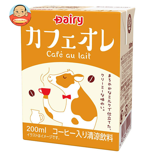 南日本酪農協同 デーリィ カフェオレ 200ml紙パック×24本入