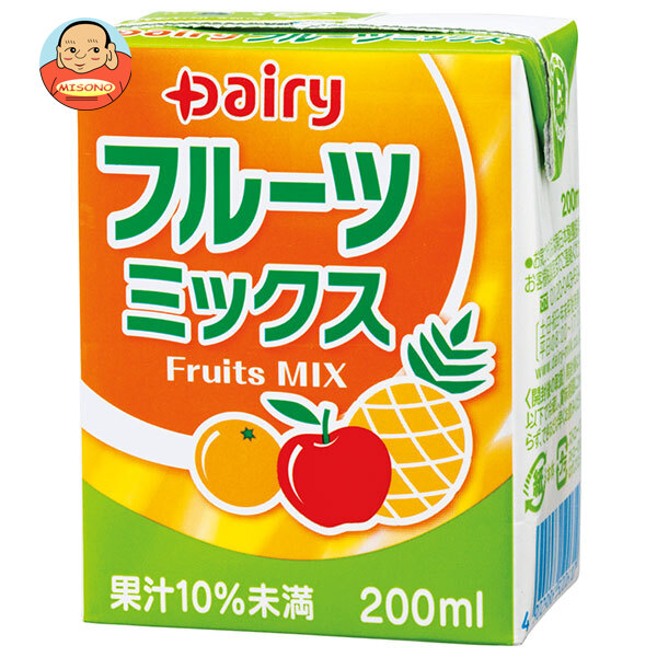 南日本酪農協同 デーリィ フルーツミックス 200ml紙パック×24本入