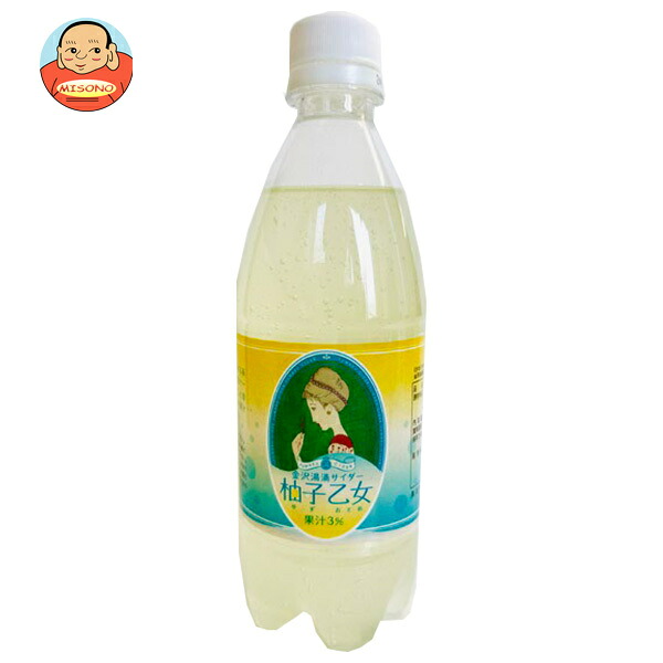 Ante(アンテ) 金沢 湯涌サイダー 柚子乙女 500mlペットボトル×24本入