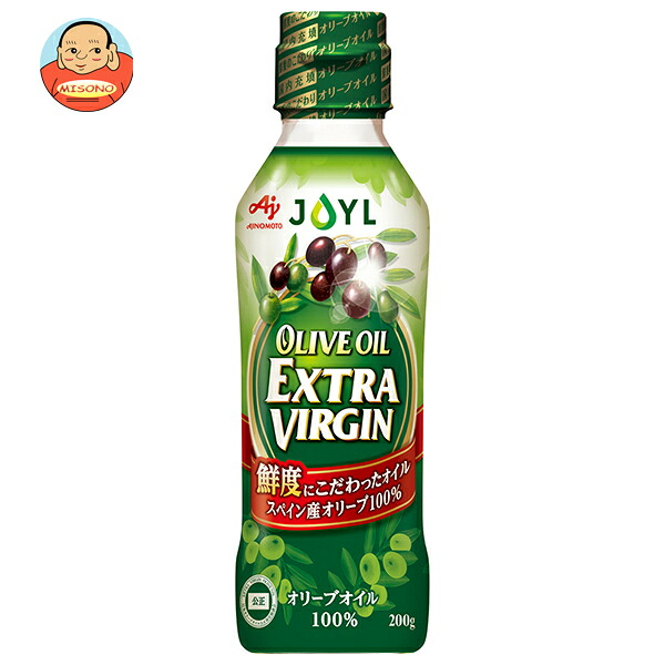 J-オイルミルズ AJINOMOTO オリーブオイルエクストラバージン 200g瓶×12本入
