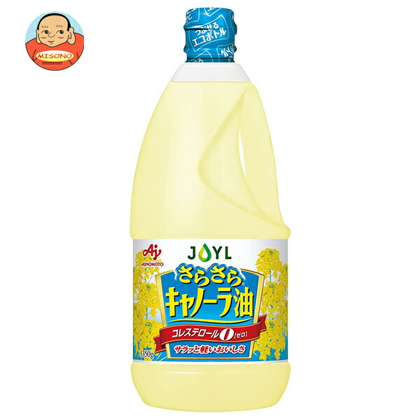 J-オイルミルズ AJINOMOTO さらさらキャノーラ油 1350g×6本入