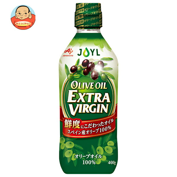 J-オイルミルズ AJINOMOTO オリーブオイルエクストラバージン 400g瓶×12本入