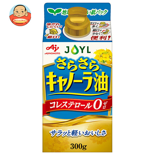 J-オイルミルズ AJINOMOTO さらさらキャノーラ油 300g×6本入｜ 送料別