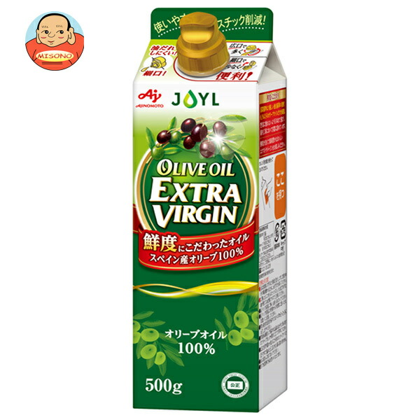 J-オイルミルズ オリーブオイルエクストラバージン 500g×6本入