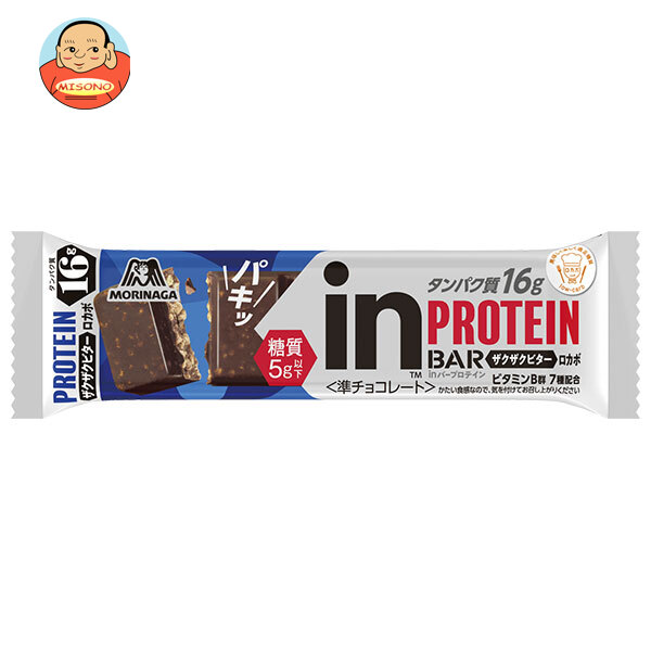 森永製菓 inバー プロテイン ザクザクビター 12本入