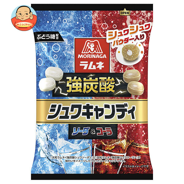 森永製菓 強炭酸 シュワキャンディ 75g×8袋入