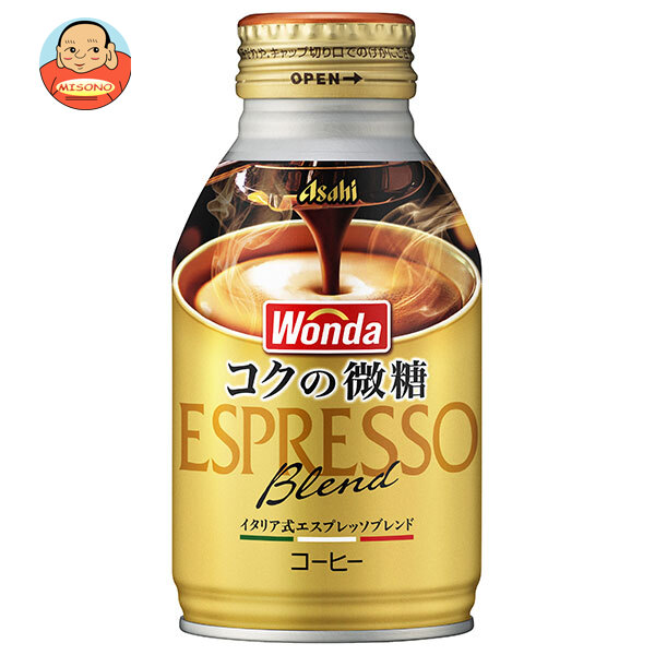 アサヒ飲料 WONDA(ワンダ) コクの微糖 260gボトル缶×24本入