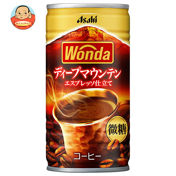 アサヒ飲料 WONDA(ワンダ) ディープマウンテン 185g缶×30本入