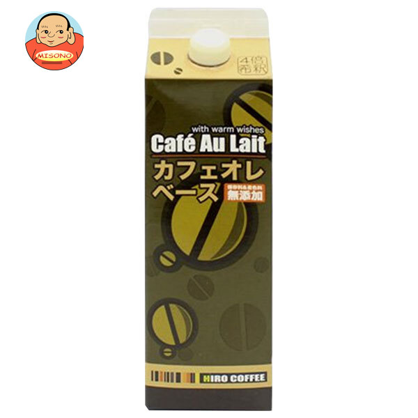 ヒロコーヒー カフェオレベース 1000ml紙パック×12本入