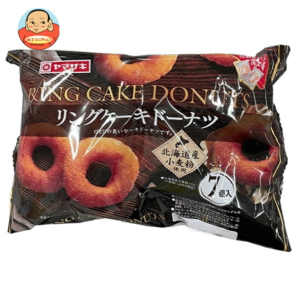 山崎製パン リングケーキドーナツ (北海道産小麦粉使用) 7個入×6個入