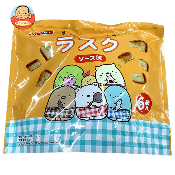 山崎製パン ラスク ソース味 すみっコぐらし 108g×4袋入