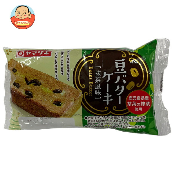山崎製パン 豆バターケーキ 抹茶風味 ×10個入