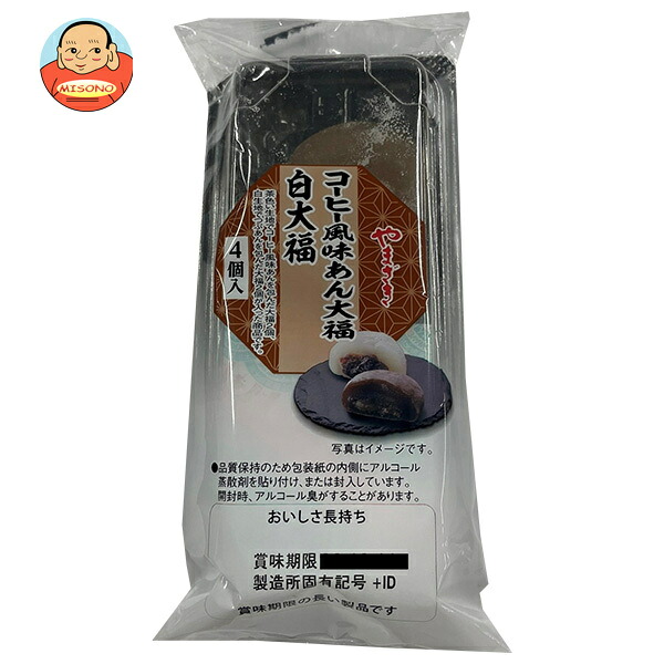 山崎製パン コーヒー風味あん白大福 4個入×6袋入