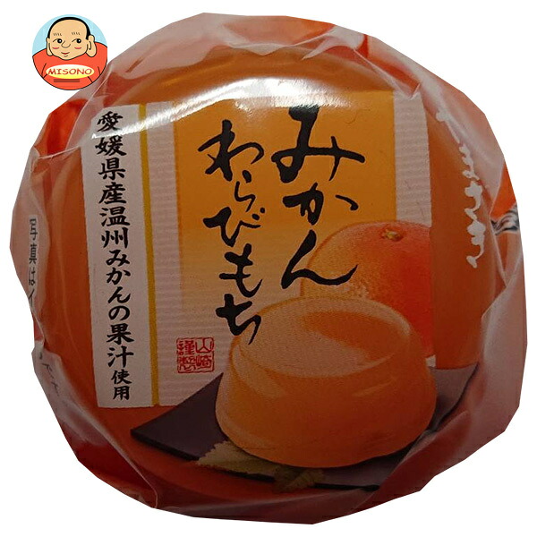 山崎製パン みかんわらびもち (愛媛県産温州みかんの果汁使用) 77g×12個入