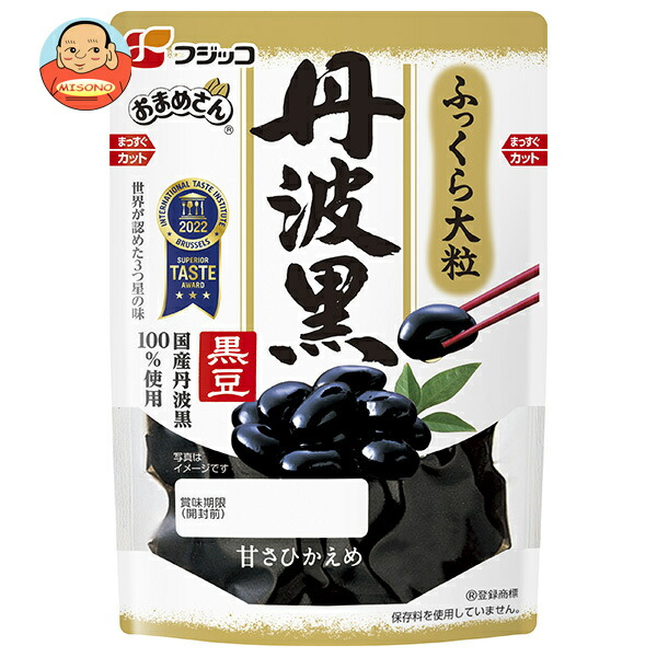 フジッコ おまめさん 丹波黒黒豆 135g×10袋入