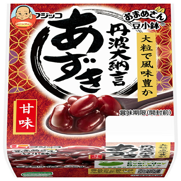 フジッコ おまめさん 豆小鉢 丹波大納言あずき (65g×2パック)×12袋入