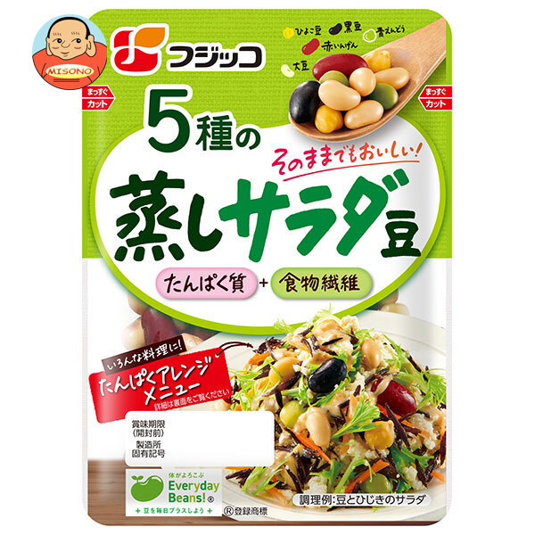 フジッコ 5種の蒸しサラダ豆 70g×12袋入
