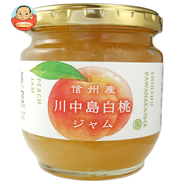 寿高原食品 信州産 川中島 白桃ジャム 210g瓶×12個入