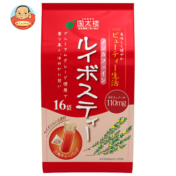 国太楼 ルイボスティー三角ティーバッグ 48g(16P)×6袋入