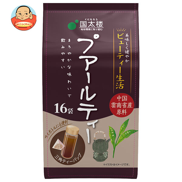 国太楼 プアールティー三角ティーバッグ 48g(16P)×6袋入