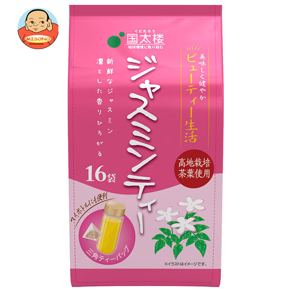 国太楼 ジャスミンティー三角ティーバッグ 48g(16P)×6袋入