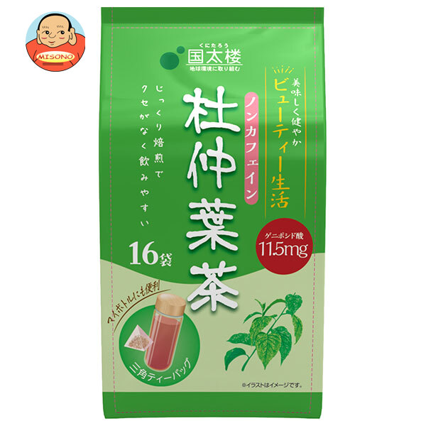 国太楼 杜仲葉茶三角ティーバッグ 48g(16P)×6袋入