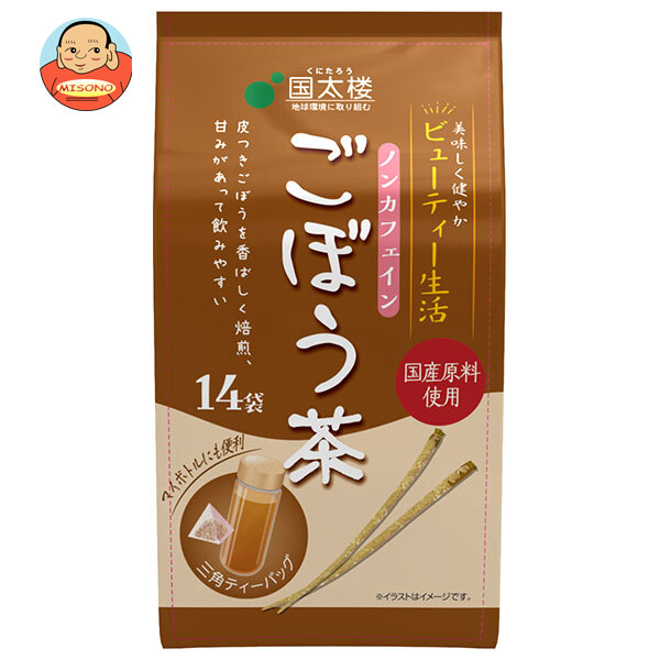 国太楼 ごぼう茶三角ティーバッグ14P 25.2g×6袋入