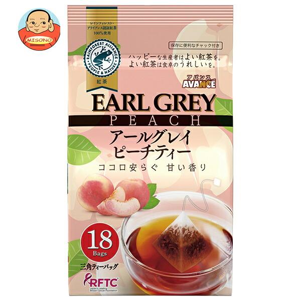 国太楼 テトラバッグ アールグレイ ピーチティー 28.8g(18P)×6袋入