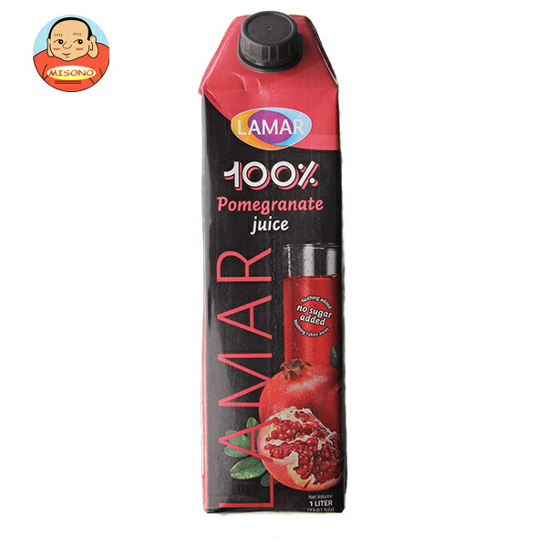 ラマール ザクロジュース 1000ml紙パック×12本入