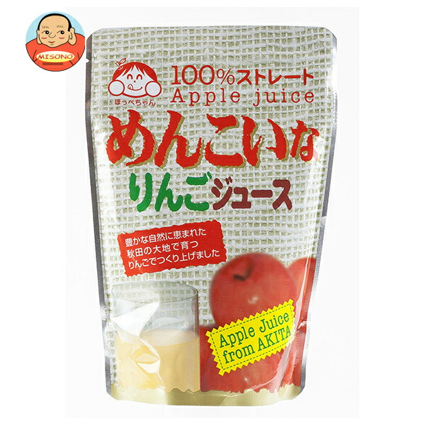 秋田ニューバイオファーム めんこいな リンゴジュース 185ml×10個入