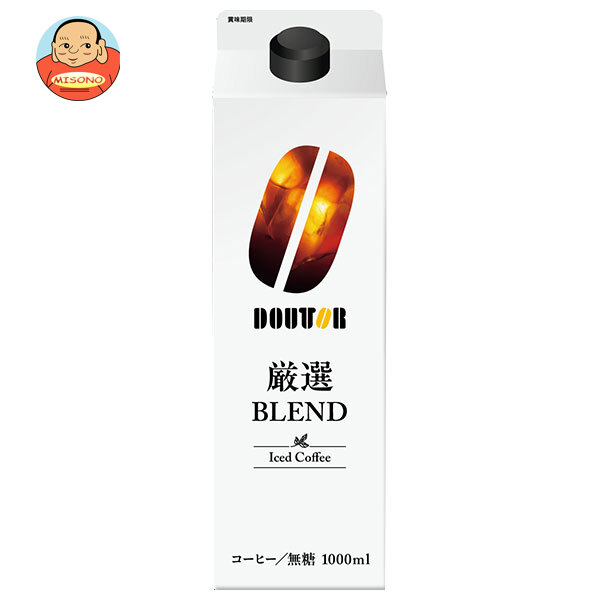 ドトールコーヒー 厳選ブレンド 1000ml紙パック×6本入