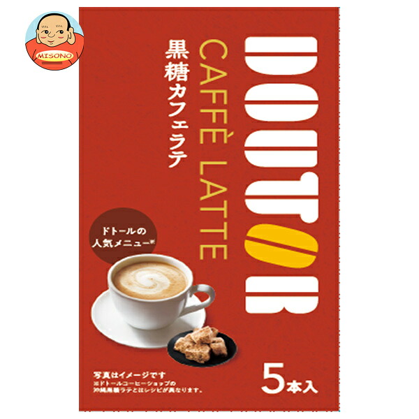 ドトールコーヒー 黒糖カフェラテ 5本×36箱入