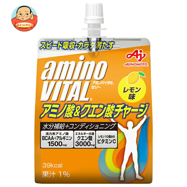 味の素 アミノバイタルゼリー アミノ酸&クエン酸チャージ 180gパウチ×24本入